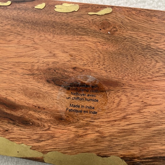 Gorgeous teakwood decor item. Multiple uses- olive tray. Small jewelry i… - Picture 6 of 7